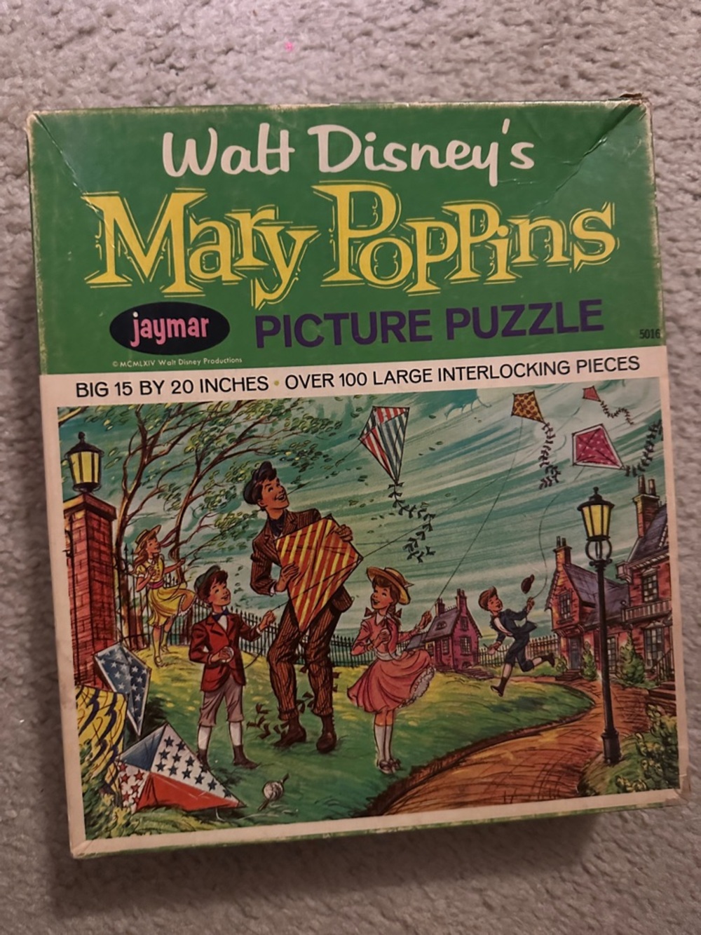 Walt Disney's Mary Poppins Picture Puzzle - Green Box